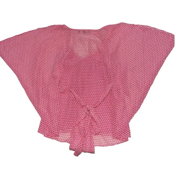 Women's Jessica Simspon Pink/Orange Abstract Sleeveless Top - XS - Picture 5 of 11